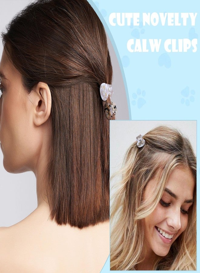 Hapdoo 9pcs Mini Cat Hair Clips, Cat Gifts for Women Cute Animal Hair Claw Clips Kitten Lover Gifts for Girls, Funny Pet Themed Hair Accessories Memorial Gift for Mother's Day, Birthday - Image 5